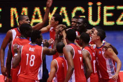 Equipo masculino cubano de voleibol