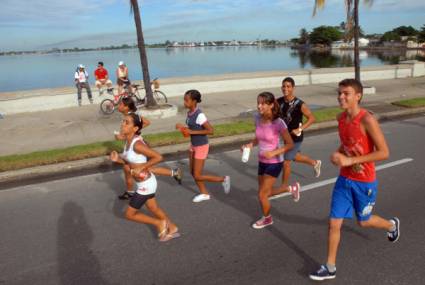 Maratón deportivo en Cienfuegos
