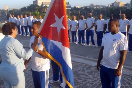 Abanderamiento del equipo de béisbol