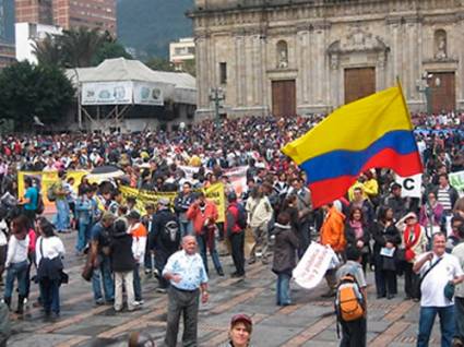 Marchas en todo Colombia