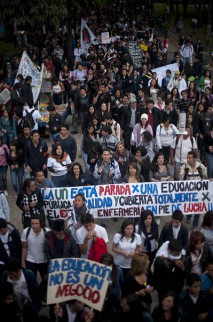 Estudiantes colombianos