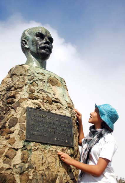 José Martí en el Pico Turquino
