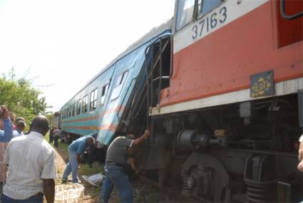 Choque de trenes