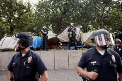 Los indignados de Los Angeles