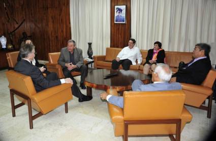 Raúl Castro Ruz recibió al Reverendo Michael Kinnamon