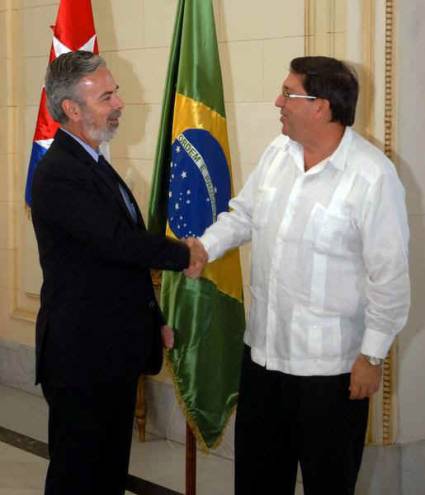 Visita del Canciller de Brasil a Cuba