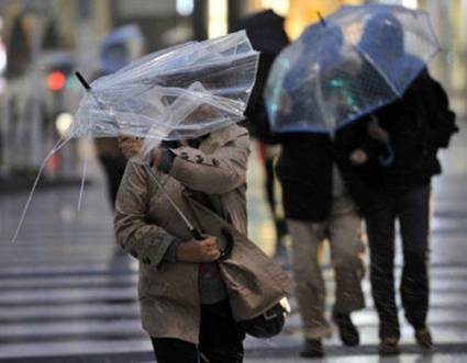 Fuerte temporal en Japón