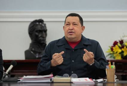 Presidente de Venezuela Hugo Chávez