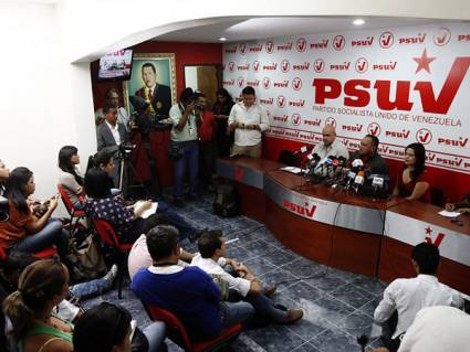 Conferencia de prensa del PSUV