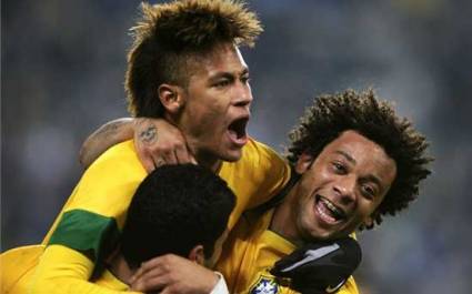 Neymar y Marcelo a Londres 2012