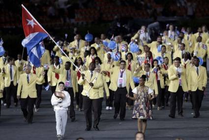 Cuba desfila en la ceremonia de inauguración