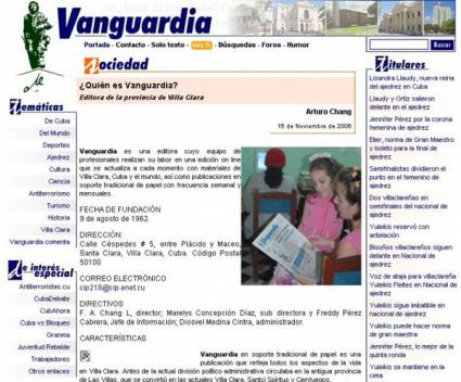 Periódico Vanguardia