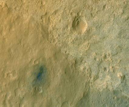 Imagen a color del Curiosity