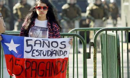 Marchas estudiantiles en Chile