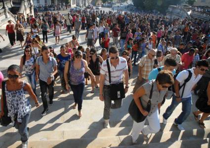 Estudiantes en Cuba