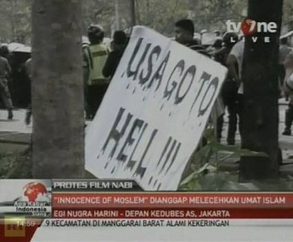 Protestas en Indonesia