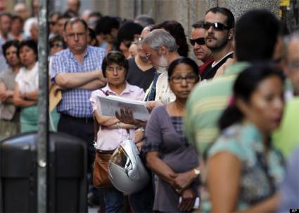 Desempleados en Madrid