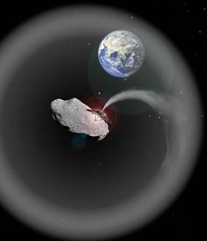Un asteroide cercano a nuestro planeta