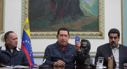 Hugo Chávez, presidente de Venezuela 