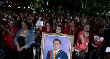 Solidaridad con Hugo Chávez en Venezuela