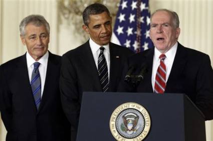 Obama nomina jefes del Pentágono y la CIA
