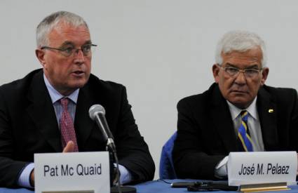 Pat McQuadi y José Peláez