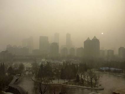 Niebla contaminante en China