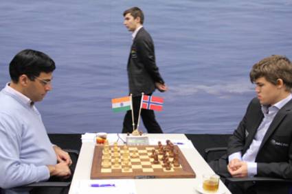 Carlsen y Anand