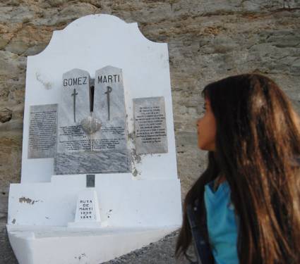 Monumento a José Martí en Playitas de Cajobabo