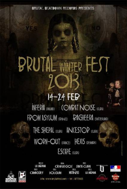 Cartel de Brutal Winter Fest