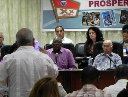 Pleno de los trabajadores cubanos