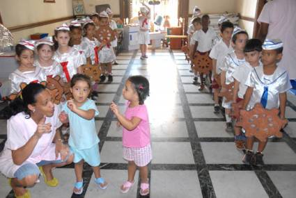 Círculos infantiles en Cuba