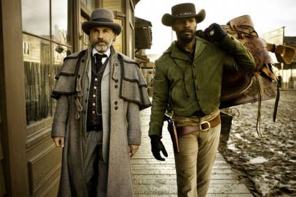 Christoph Waltz y Jamie Foxx