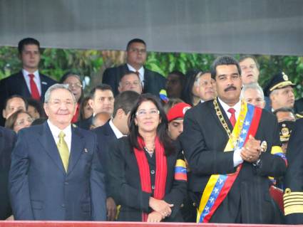 Nicolás Maduro y Raúl Castro Ruz
