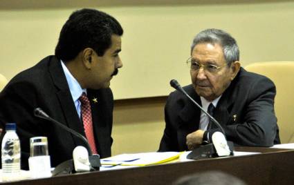 Nicolás Maduro y Raúl Castro