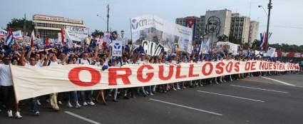 Día Internacional de los Trabajadores en Cuba