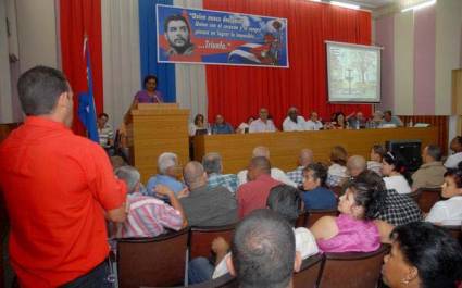 Esteban Lazo en Cienfuegos