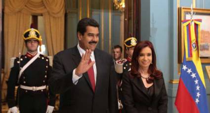 Nicolás Maduro y Cristina Fernández