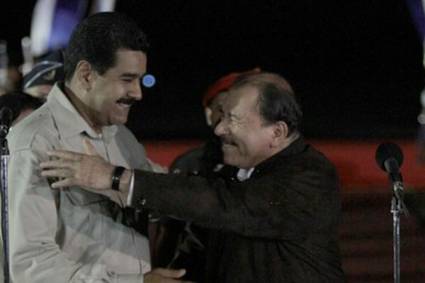 Nicolás Maduro y Daniel Ortega