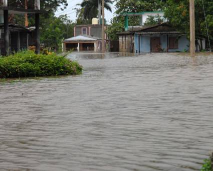 Inundaciones del río Cuyaguateje