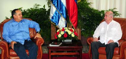 Diosdado Cabello y Machado Ventura