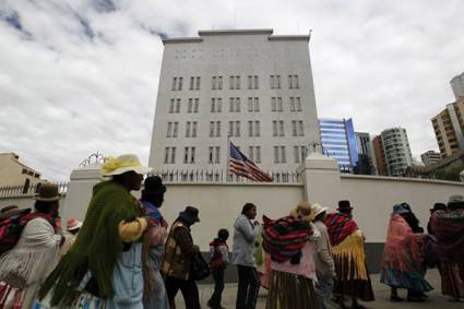 Marcha en apoyo a Evo Morales