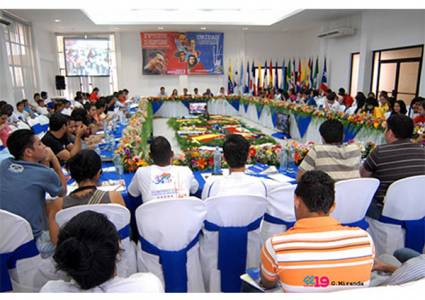 Encuentro juvenil en Managua