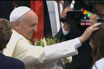 Papa Francisco de visita en Brasil