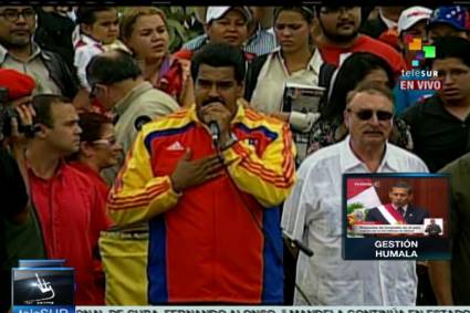 Nicolás Maduro en la conmemoración por el 59 cumpleaños de Chávez