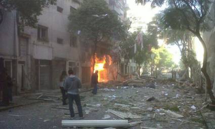 Explosión en Rosario, Argentina
