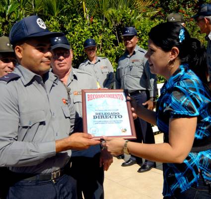 Reconocimiento al teniente Yordanis Ortega Paneque