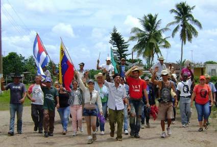 Protagonistas de la «Ruta de Cuba» llegaron a la ciudad agramontina