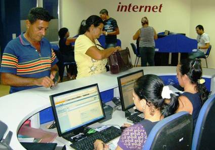 Centro Multiservicio de ETECSA en el mercado La Caridad