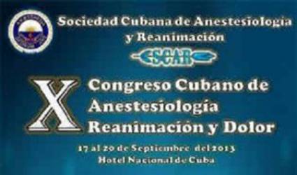 Cartel Congreso Nacional de Anestesiología, Reanimación y Dolor